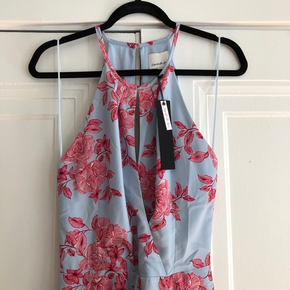NWT Vici Change Of Heart Satin Floral Maxi Dress - Picture 5 of 13